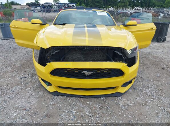 1FATP8UH3H5302135 2017 FORD MUSTANG Yellow Vista frontal