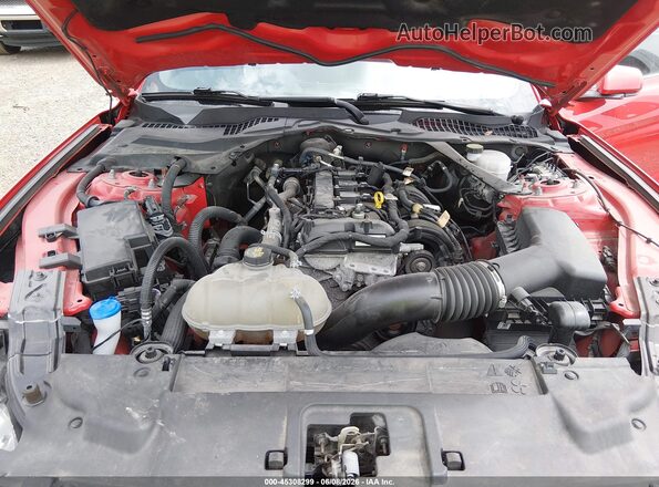 1FATP8UH3N5118891 2022 FORD MUSTANG Red Rear view