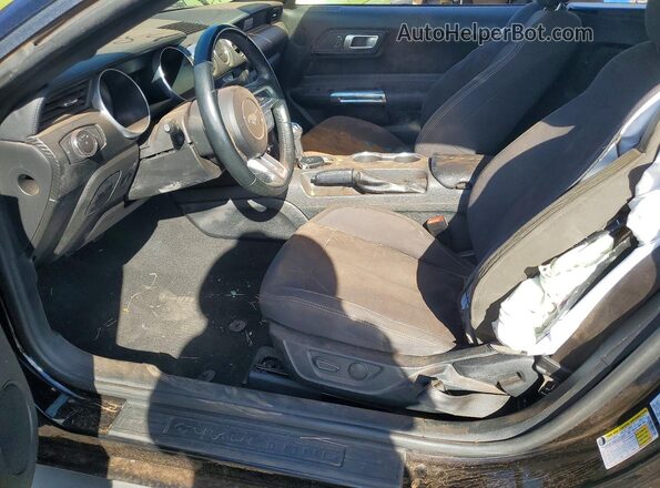 1FATP8UH3P5101673 2023 FORD MUSTANG Black წინა სალონის ხედი