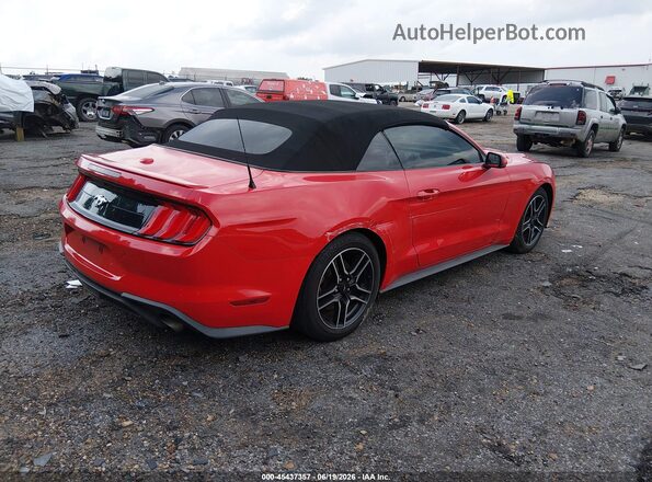 1FATP8UH4J5133541 2018 FORD MUSTANG Red Հետևի աջ