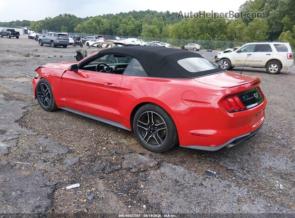1FATP8UH4J5133541 2018 FORD MUSTANG Red Հետևի ձախ
