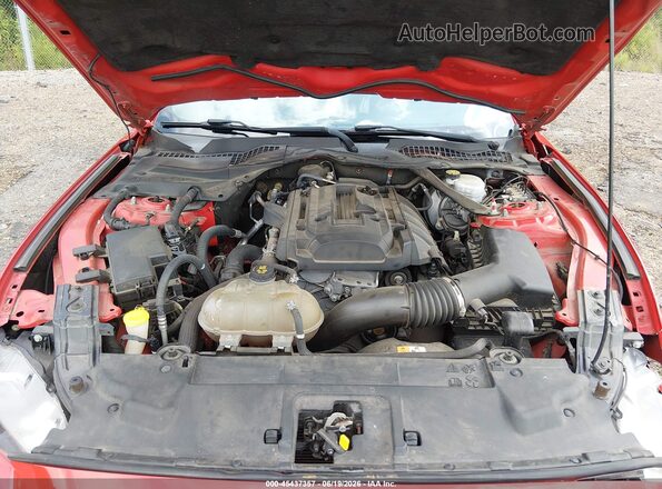 1FATP8UH4J5133541 2018 FORD MUSTANG Red Հետևի տեսք