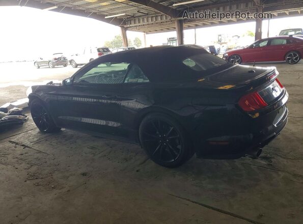 1FATP8UH4J5142689 2018 FORD MUSTANG Черный Задняя левая четверть