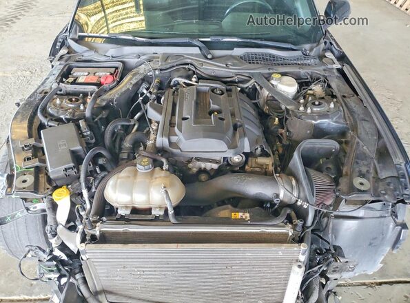 1FATP8UH4J5142689 2018 FORD MUSTANG Черный Вид задней части салона