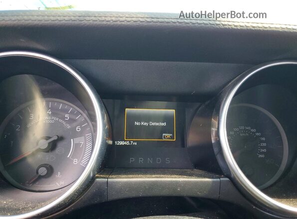 1FATP8UH4K5104378 2019 FORD MUSTANG White Instrument cluster view