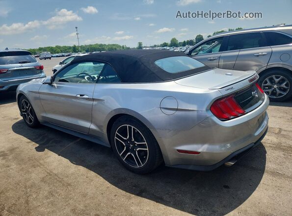1FATP8UH4M5103895 2021 FORD MUSTANG Silver Задня ліва чверть