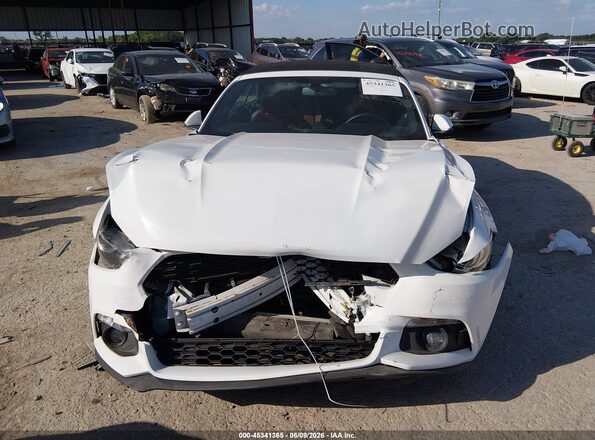 1FATP8UH5G5304841 2016 FORD MUSTANG White ხელსაწყოთა პანელის ხედი