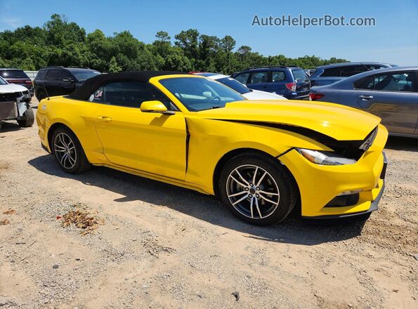 1FATP8UH5H5254640 2017 FORD MUSTANG Yellow 