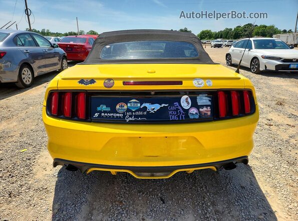 1FATP8UH5H5254640 2017 FORD MUSTANG Yellow 