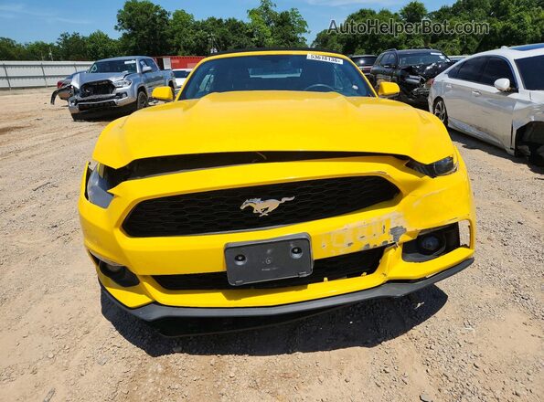 1FATP8UH5H5254640 2017 FORD MUSTANG Yellow 