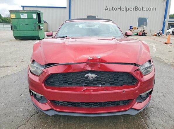 1FATP8UH5H5282535 2017 FORD MUSTANG Maroon Դիմացի տեսք