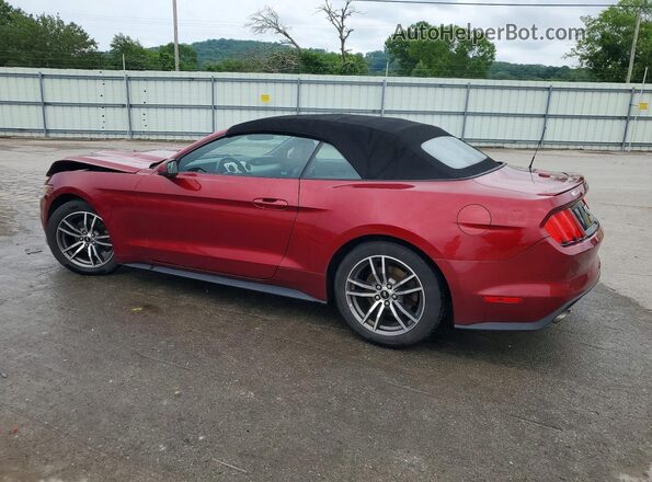 1FATP8UH5H5282535 2017 FORD MUSTANG Maroon Հետևի ձախ