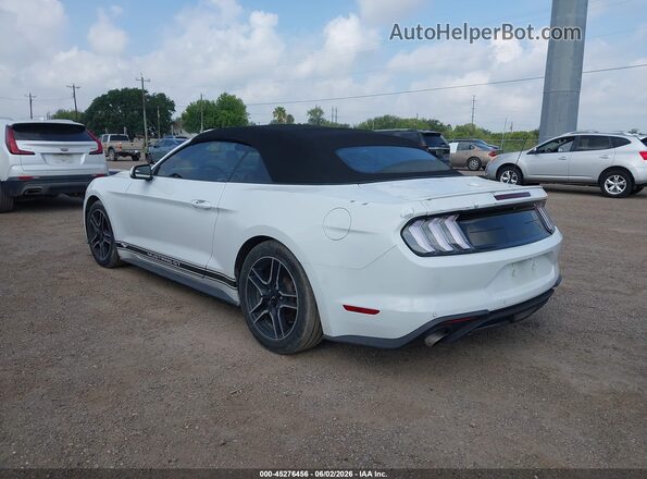 1FATP8UH5L5114502 2020 FORD MUSTANG Белый Задняя левая четверть