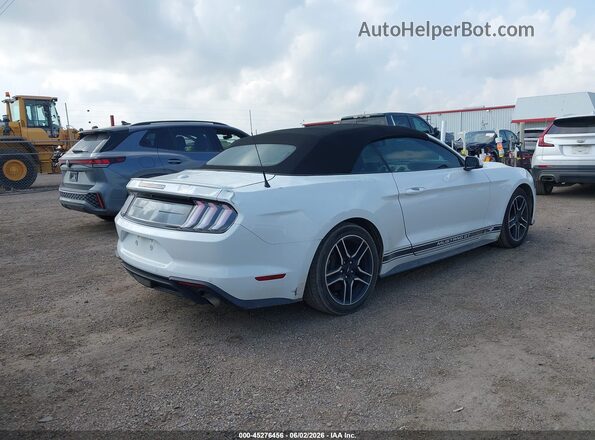 1FATP8UH5L5114502 2020 FORD MUSTANG Белый Задняя правая четверть