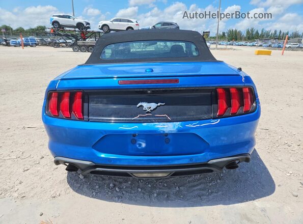 1FATP8UH5L5139755 2020 FORD MUSTANG Blue უკანა ხედი