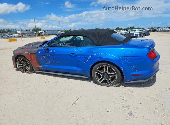 1FATP8UH5L5139755 2020 FORD MUSTANG Blue უკანა მარცხენა