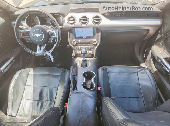 1FATP8UH5L5139755 2020 FORD MUSTANG Blue წინა პანელის ხედი