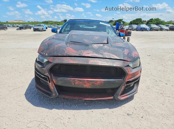 1FATP8UH5L5139755 2020 FORD MUSTANG Blue წინა ხედი
