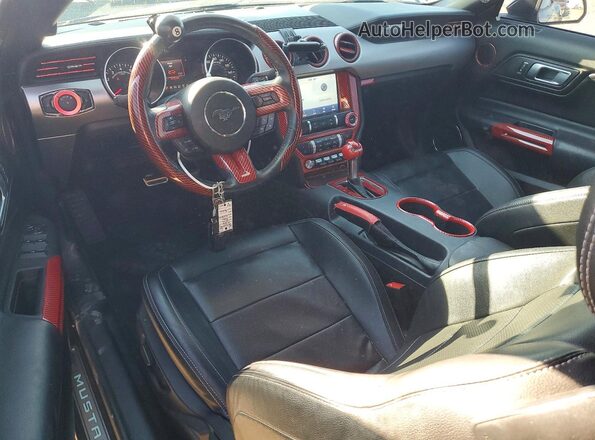 1FATP8UH5N5119976 2022 FORD MUSTANG Black Вид панелі приладів