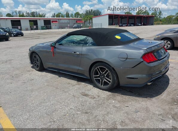1FATP8UH6M5105258 2021 FORD MUSTANG Gray Задня ліва чверть