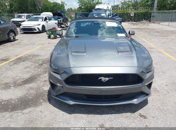 1FATP8UH6M5105258 2021 FORD MUSTANG Gray Вид щитка приладів