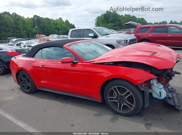 1FATP8UH6P5105328 2023 FORD MUSTANG Red Widok wnętrza 360 stopni