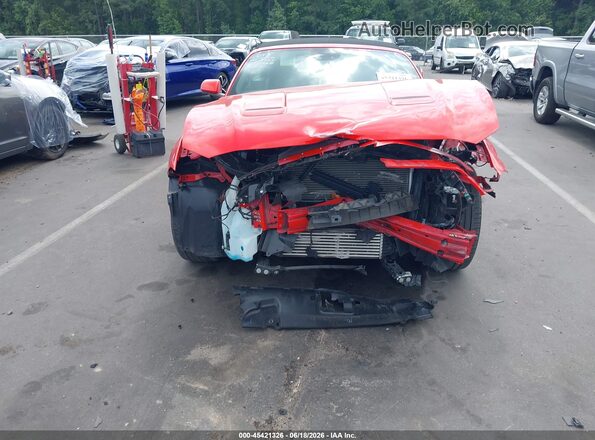 1FATP8UH6P5105328 2023 FORD MUSTANG Red Widok wnętrza z tyłu