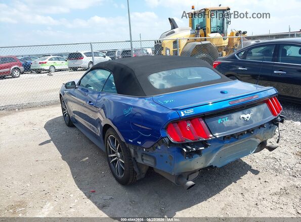 1FATP8UH7H5282522 2017 FORD MUSTANG Синий Задняя левая четверть