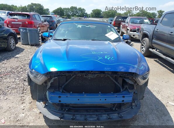1FATP8UH7H5282522 2017 FORD MUSTANG Синий Вид задней части салона
