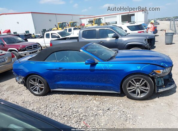 1FATP8UH7H5282522 2017 FORD MUSTANG Синий Панорамный вид салона 360°