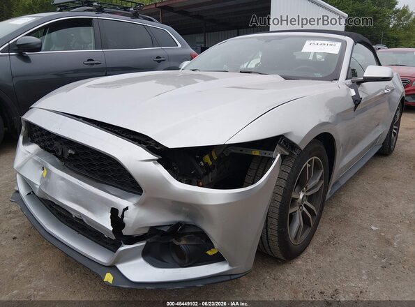 1FATP8UH7H5320363 2017 FORD MUSTANG Silver Front left