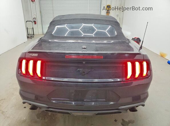 1FATP8UH7J5124431 2018 FORD MUSTANG Черный Вид сзади