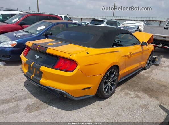 1FATP8UH7K5150125 2019 FORD MUSTANG Orange Задня права чверть