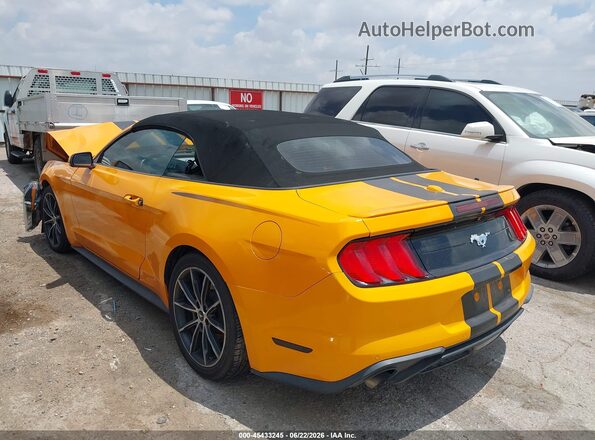 1FATP8UH7K5150125 2019 FORD MUSTANG Orange Задня ліва чверть