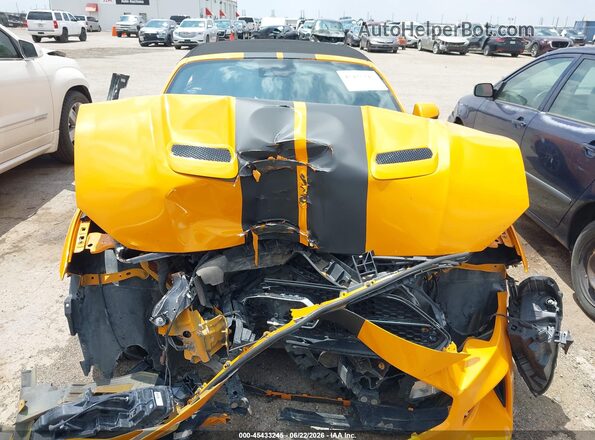 1FATP8UH7K5150125 2019 FORD MUSTANG Orange Вид панелі приладів