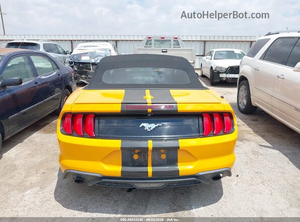1FATP8UH7K5150125 2019 FORD MUSTANG Orange 