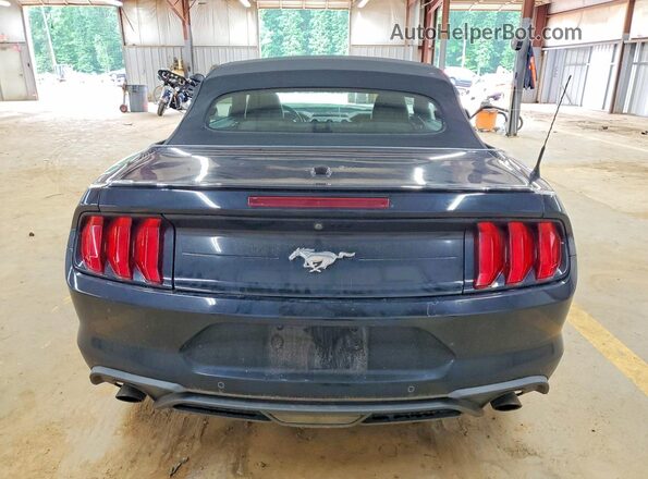 1FATP8UH7L5106336 2020 FORD MUSTANG Black Rear view