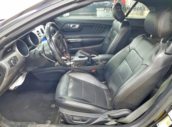 1FATP8UH7L5106336 2020 FORD MUSTANG Black Front interior view