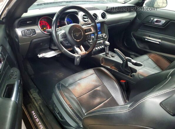 1FATP8UH7L5106336 2020 FORD MUSTANG Black Dashboard view