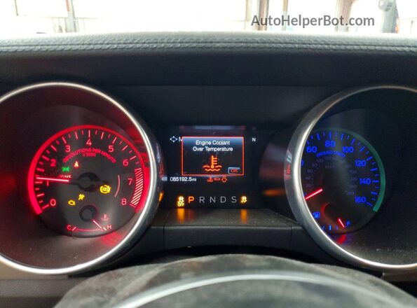 1FATP8UH7L5106336 2020 FORD MUSTANG Black Instrument cluster view