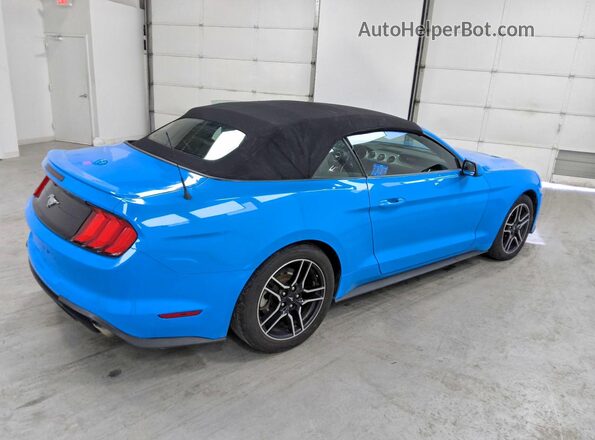 1FATP8UH7P5105693 2023 FORD MUSTANG Blue Tył prawy