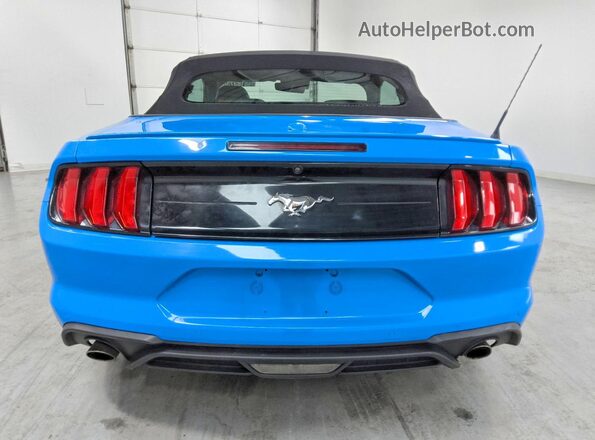 1FATP8UH7P5105693 2023 FORD MUSTANG Blue Widok z tyłu