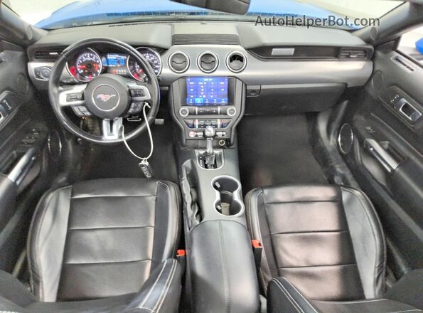 1FATP8UH7P5105693 2023 FORD MUSTANG Blue Widok deski rozdzielczej