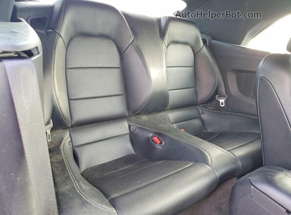 1FATP8UH8G5284990 2016 FORD MUSTANG Black Vista de los asientos traseros