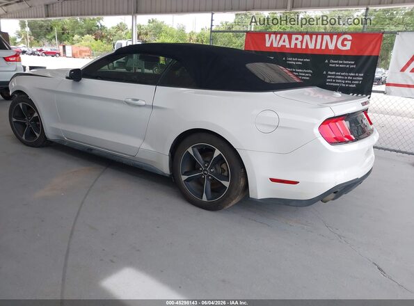 1FATP8UH8K5104481 2019 FORD MUSTANG White Trasero izquierdo