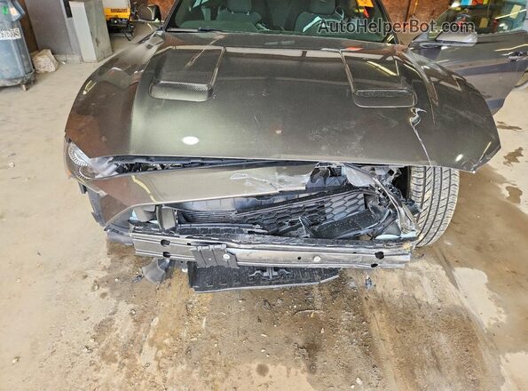 1FATP8UH8K5129669 2019 FORD MUSTANG Gray Rear interior view