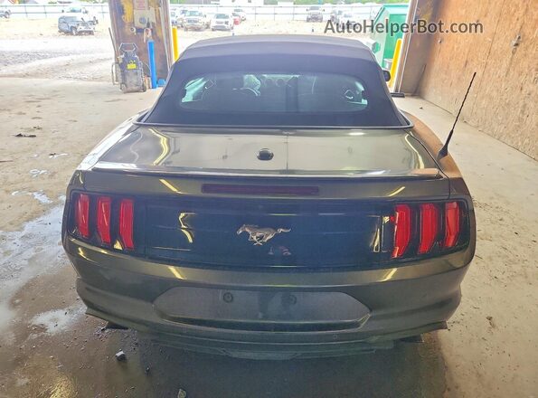 1FATP8UH8K5129669 2019 FORD MUSTANG Gray Rear view