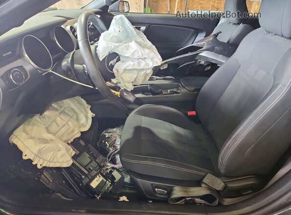1FATP8UH8K5129669 2019 FORD MUSTANG Gray Front interior view