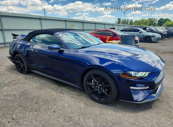 1FATP8UH8L5168408 2020 FORD MUSTANG Blue წინა მარჯვენა