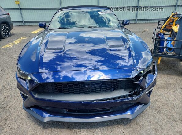 1FATP8UH8L5168408 2020 FORD MUSTANG Blue წინა ხედი